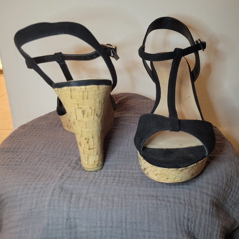 Charles by Charles David black wedges.